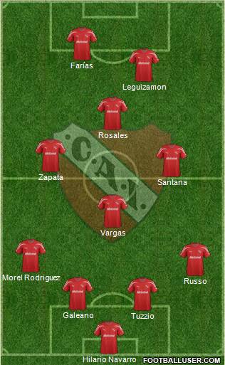 Independiente Formation 2012