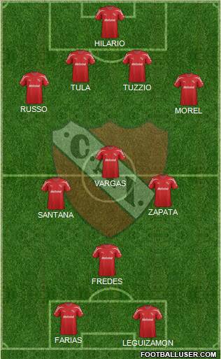 Independiente Formation 2012