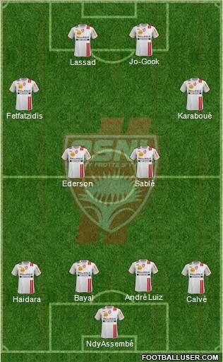A.S. Nancy Lorraine Formation 2012