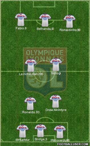 Olympique Lyonnais Formation 2012