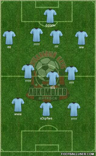 FC Vitebsk Formation 2012