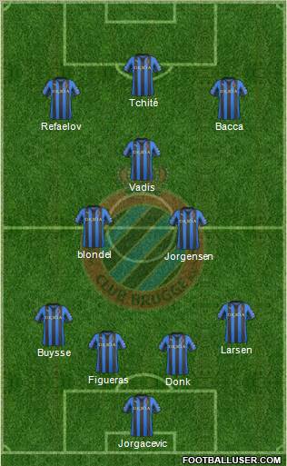 Club Brugge KV Formation 2012