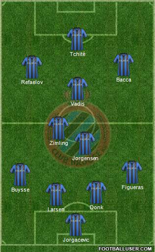 Club Brugge KV Formation 2012