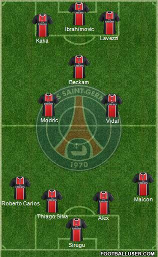 Paris Saint-Germain Formation 2012