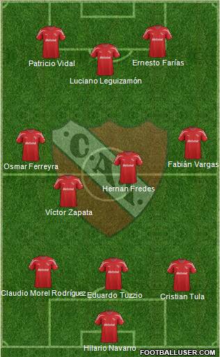 Independiente Formation 2012