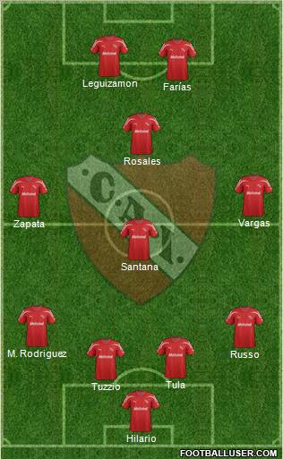Independiente Formation 2012