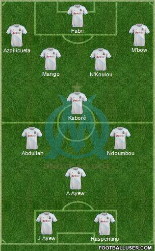 Olympique de Marseille Formation 2012