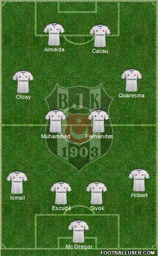 Besiktas JK Formation 2012