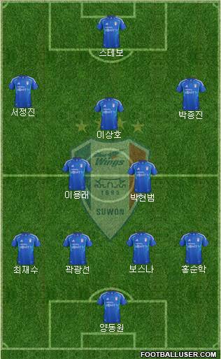 Suwon Samsung Blue Wings Formation 2012