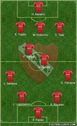 Independiente Formation 2012