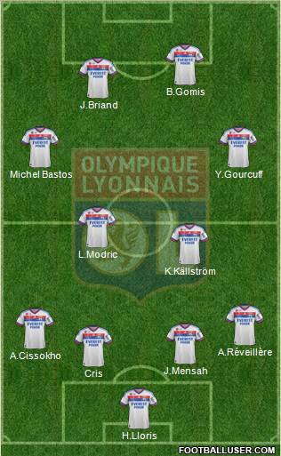 Olympique Lyonnais Formation 2012