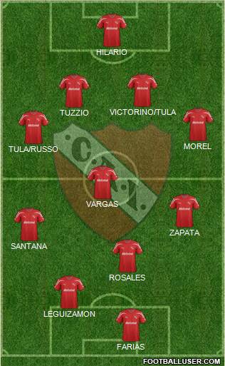 Independiente Formation 2012