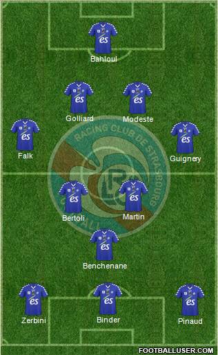 Racing Club de Strasbourg-Football Formation 2012