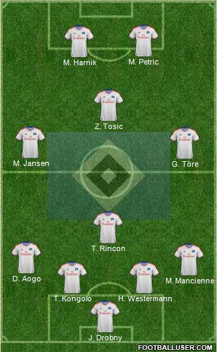 Hamburger SV Formation 2012