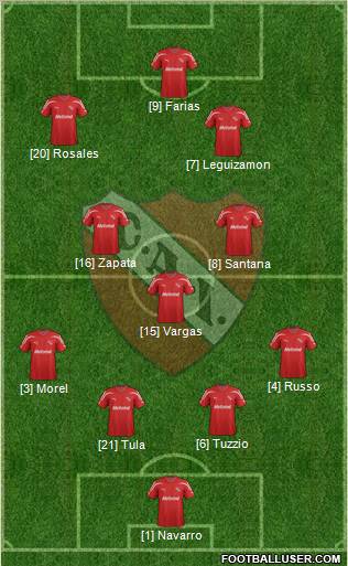 Independiente Formation 2012