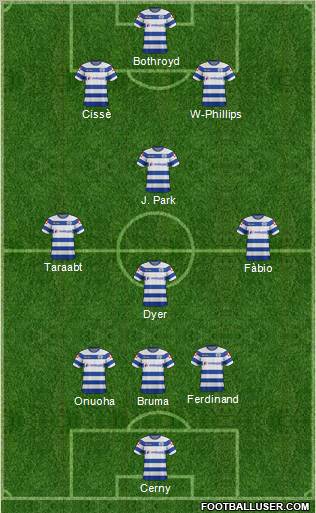 Queens Park Rangers Formation 2012