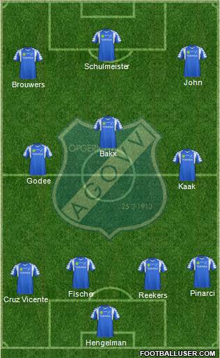 AGOVV Apeldoorn Formation 2012