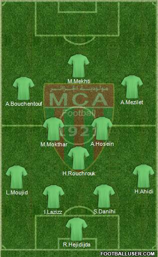 Mouloudia Club d'Alger Formation 2012