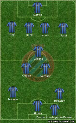 Club Brugge KV Formation 2012
