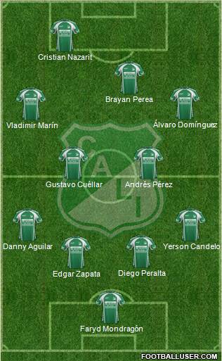 AC Deportivo Cali football formation