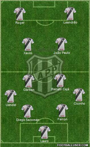 AA Ponte Preta Formation 2012
