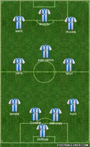 Huddersfield Town Formation 2012