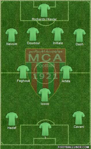 Mouloudia Club d'Alger Formation 2012