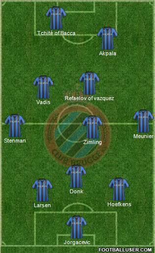 Club Brugge KV Formation 2012