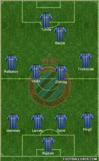 Club Brugge KV Formation 2012