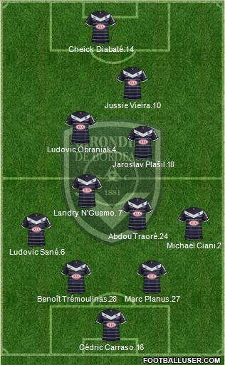FC Girondins de Bordeaux Formation 2012