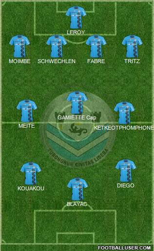 Tours Football Club Formation 2012