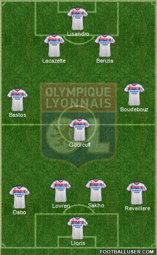 Olympique Lyonnais Formation 2012