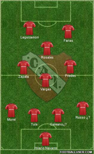 Independiente Formation 2012