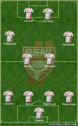 A.S. Nancy Lorraine Formation 2012