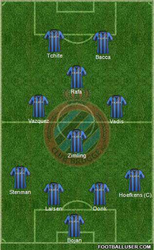 Club Brugge KV Formation 2012