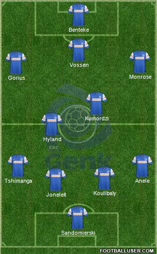 K Racing Club Genk Formation 2012