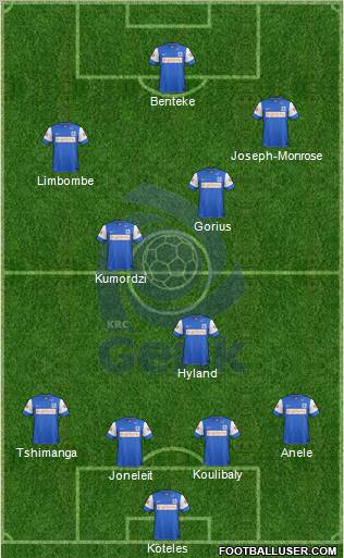K Racing Club Genk Formation 2012