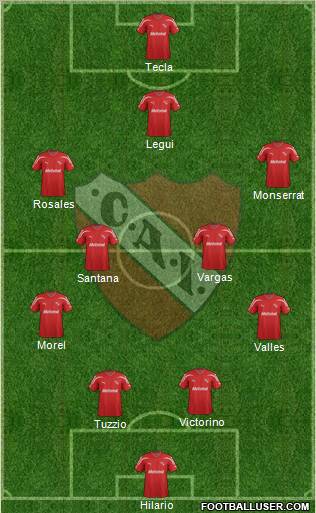 Independiente Formation 2012