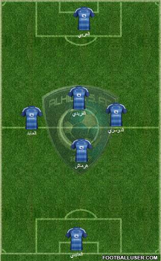 Al-Hilal (KSA) Formation 2012