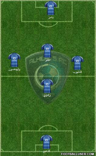 Al-Hilal (KSA) Formation 2012