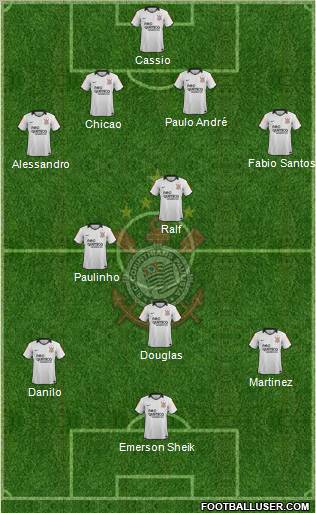 SC Corinthians Paulista Formation 2012
