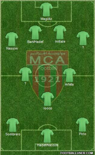 Mouloudia Club d'Alger Formation 2012