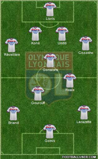 Olympique Lyonnais Formation 2012