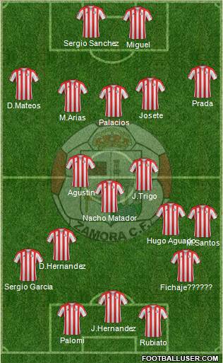 Zamora C.F. Formation 2012