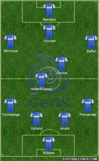 K Racing Club Genk Formation 2012
