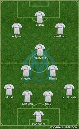 Olympique de Marseille Formation 2012