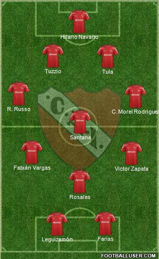 Independiente Formation 2012