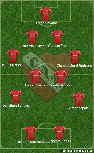 Independiente Formation 2012