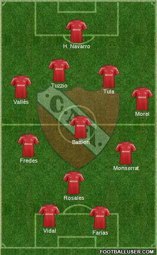 Independiente Formation 2012