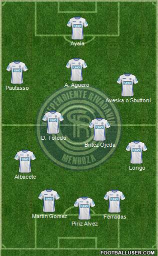 Independiente Rivadavia de Mendoza Formation 2012